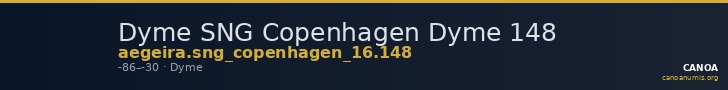 Dyme SNG Copenhagen Dyme 148 — CANOA