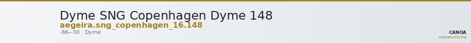 Dyme SNG Copenhagen Dyme 148 — CANOA
