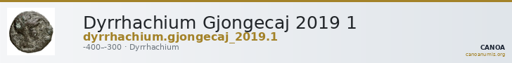Dyrrhachium Gjongecaj 2019 1 — CANOA