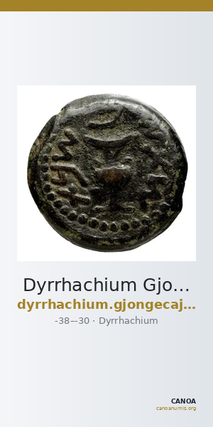 Dyrrhachium Gjongecaj 2019 10 — CANOA