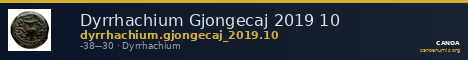 Dyrrhachium Gjongecaj 2019 10 — CANOA
