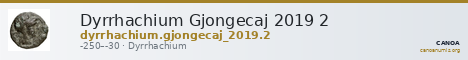Dyrrhachium Gjongecaj 2019 2 — CANOA