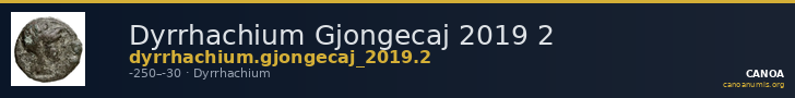Dyrrhachium Gjongecaj 2019 2 — CANOA