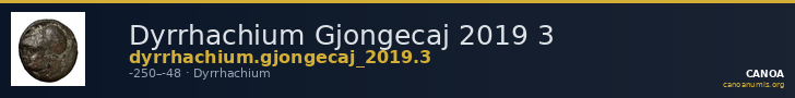 Dyrrhachium Gjongecaj 2019 3 — CANOA