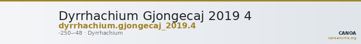 Dyrrhachium Gjongecaj 2019 4 — CANOA