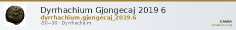 Dyrrhachium Gjongecaj 2019 6 — CANOA