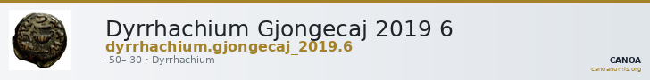 Dyrrhachium Gjongecaj 2019 6 — CANOA