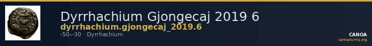Dyrrhachium Gjongecaj 2019 6 — CANOA