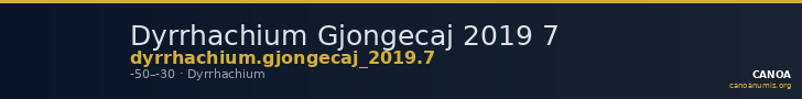 Dyrrhachium Gjongecaj 2019 7 — CANOA