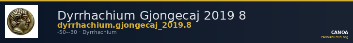 Dyrrhachium Gjongecaj 2019 8 — CANOA