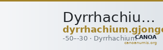 Dyrrhachium Gjongecaj 2019 9 — CANOA