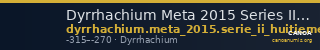 Dyrrhachium Meta 2015 Series II eighth staters — CANOA