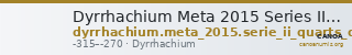 Dyrrhachium Meta 2015 Series II quarter staters — CANOA