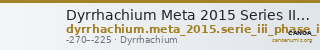 Dyrrhachium Meta 2015 Series III phase I drachm — CANOA