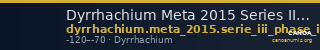 Dyrrhachium Meta 2015 Series III phase IV hemidrachm — CANOA
