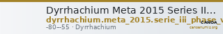 Dyrrhachium Meta 2015 Series III phase V drachm — CANOA