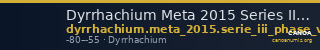 Dyrrhachium Meta 2015 Series III phase V drachm — CANOA
