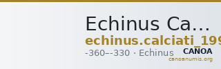 Echinus Calciati 1990 1 — CANOA