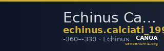 Echinus Calciati 1990 1 — CANOA