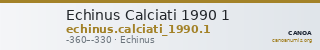 Echinus Calciati 1990 1 — CANOA