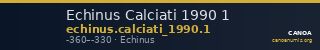 Echinus Calciati 1990 1 — CANOA