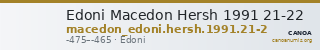 Edoni Macedon Hersh 1991 21-22 — CANOA