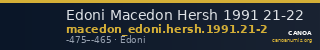 Edoni Macedon Hersh 1991 21-22 — CANOA