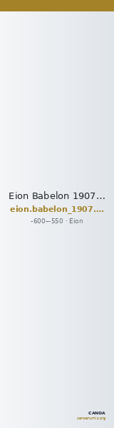 Eion Babelon 1907 215 — CANOA