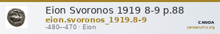 Eion Svoronos 1919 8-9 p.88 — CANOA