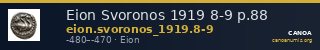 Eion Svoronos 1919 8-9 p.88 — CANOA