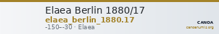 Elaea Berlin 1880/17 — CANOA