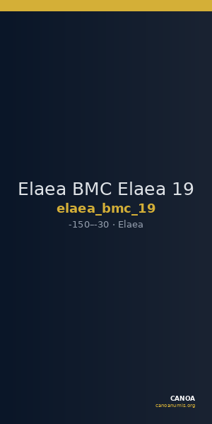 Elaea BMC Elaea 19 — CANOA