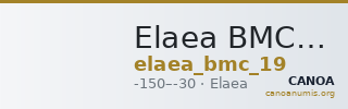 Elaea BMC Elaea 19 — CANOA