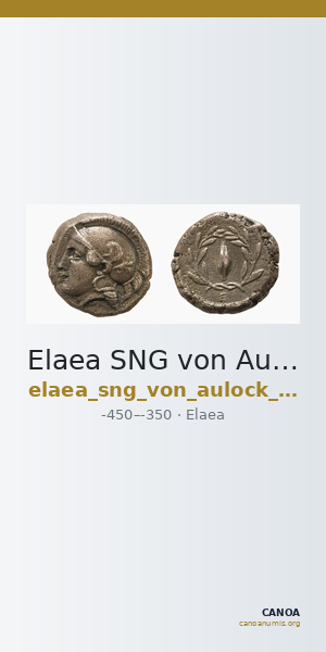Elaea SNG von Aulock 1602-1603 — CANOA