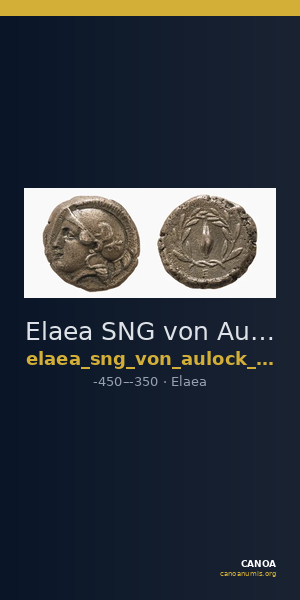 Elaea SNG von Aulock 1602-1603 — CANOA