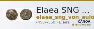 Elaea SNG von Aulock 1602-1603 — CANOA