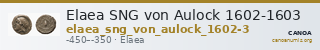 Elaea SNG von Aulock 1602-1603 — CANOA