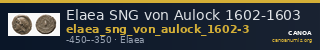 Elaea SNG von Aulock 1602-1603 — CANOA