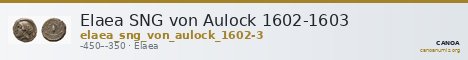 Elaea SNG von Aulock 1602-1603 — CANOA
