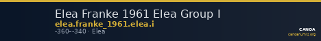 Elea Franke 1961 Elea Group I — CANOA