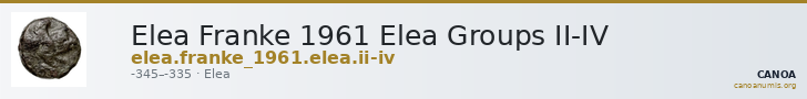 Elea Franke 1961 Elea Groups II-IV — CANOA
