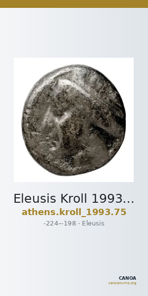 Eleusis Kroll 1993 75 — CANOA