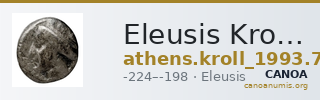 Eleusis Kroll 1993 75 — CANOA