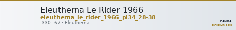 Eleutherna Le Rider 1966 — CANOA