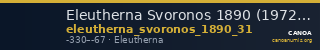 Eleutherna Svoronos 1890 (1972) 31 — CANOA