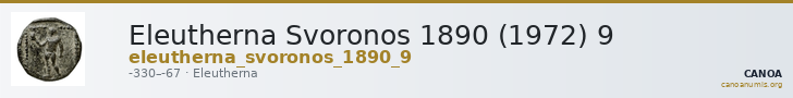 Eleutherna Svoronos 1890 (1972) 9 — CANOA