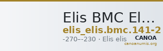Elis BMC Elis 141-142 — CANOA