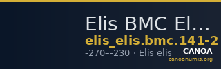 Elis BMC Elis 141-142 — CANOA