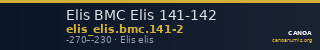 Elis BMC Elis 141-142 — CANOA