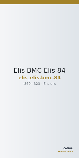 Elis BMC Elis 84 — CANOA